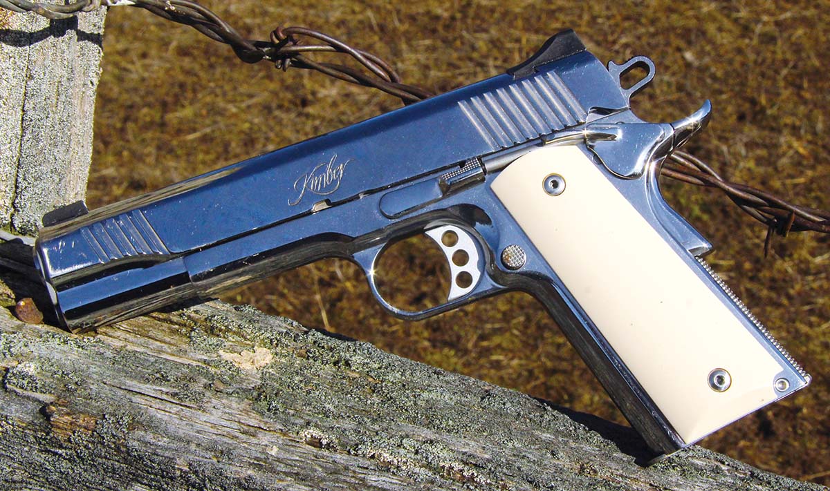 The three-hole match grade aluminum trigger provided a 4.5-pound pull in the Kimber Stainless II. The handgun cycled all loads off the nine-round magazine flawlessly, despite the lack of break-in.